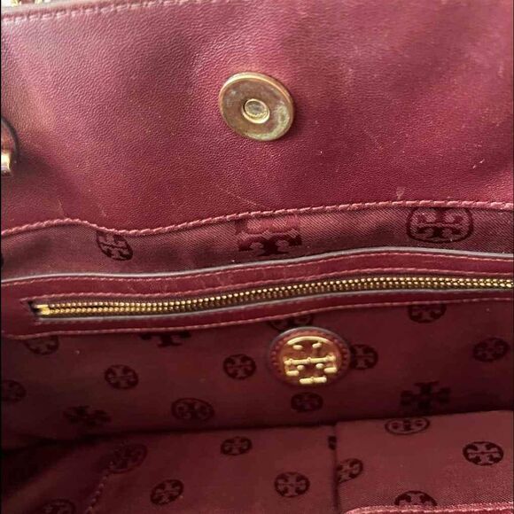 Tory Burch Designer Fleming Bryant Quilted Tote Bag Purse Handbag - Picture 6 of 8